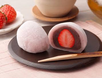 Japanese Strawberry Mochi