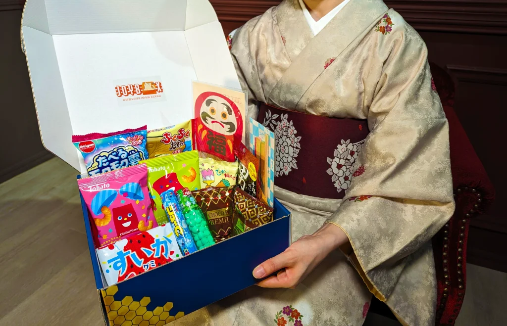 Joybox subscription box full of Japanese snacks and sweets