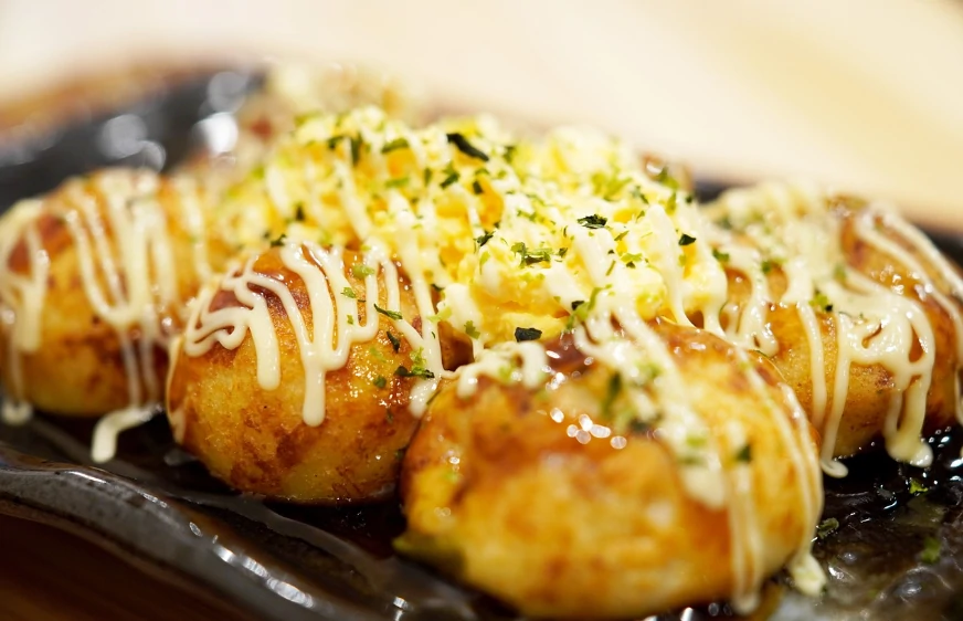 Delicious Takoyaki Balls