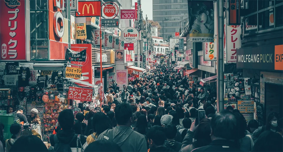 Harajuku Japan, Takeshita Dori Street