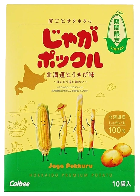 Jaga Pokkuru Japanese Corn Potato Snack