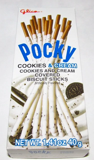 Cookies and Cream Pocky Japanese Chocolate Japanese Snack