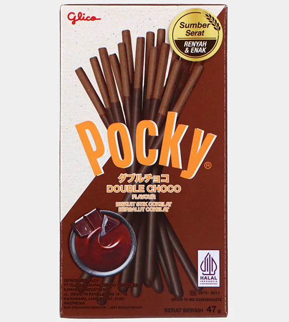 Double Chocolate Pocky Japanese Chocolate Japanese Snack