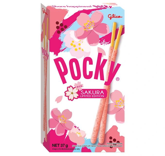 Sakura Pocky Japanese Chocolate Japanese Snack