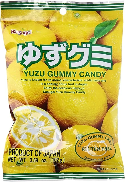 Japanese Yuzu Gummy Snack Japanese Yuzu Snack