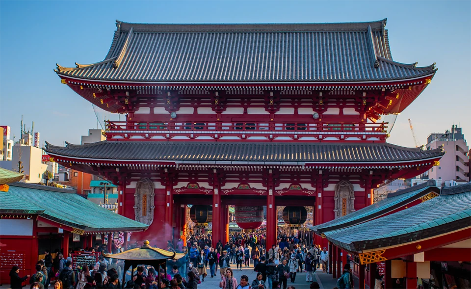 Kaminarimon Gate Asakusa Japan