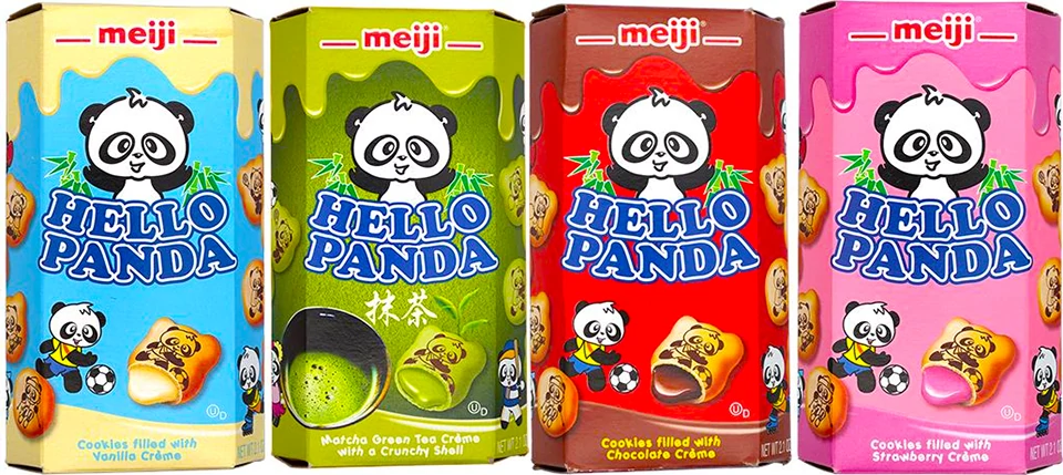 Meiji Hello Panda Japanese Cookies Japanese Snacks