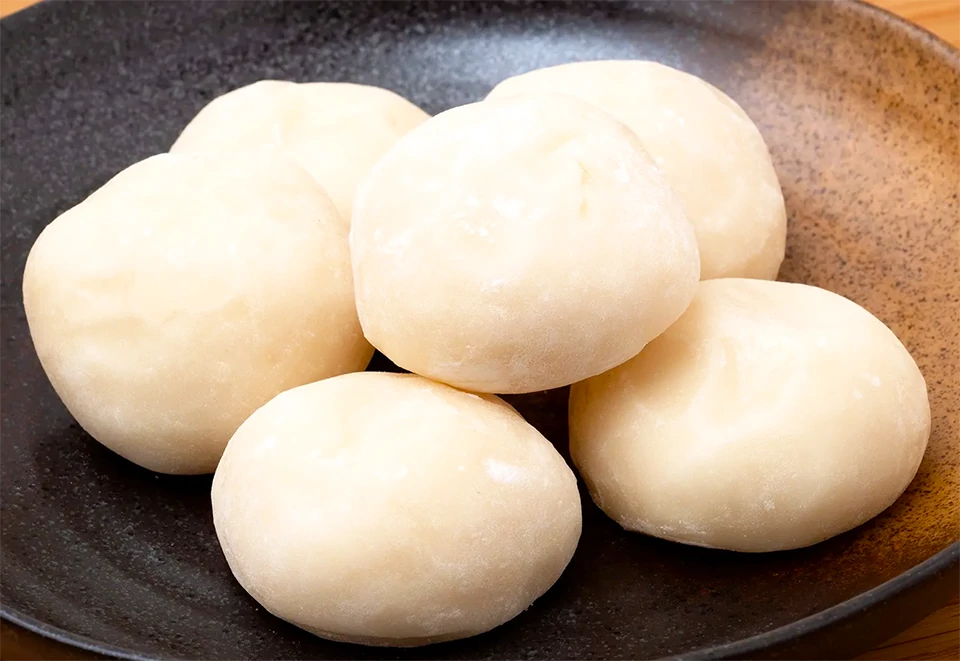 Plain Mochi Japanese Mochi White Mochi Balls