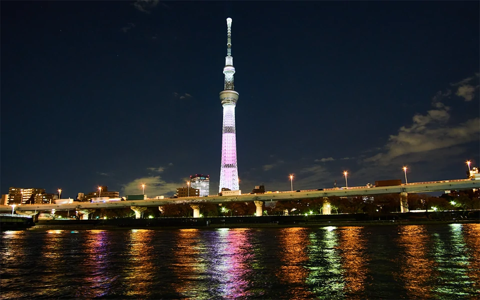 Tokyo Skytree River View Asakusa Japan